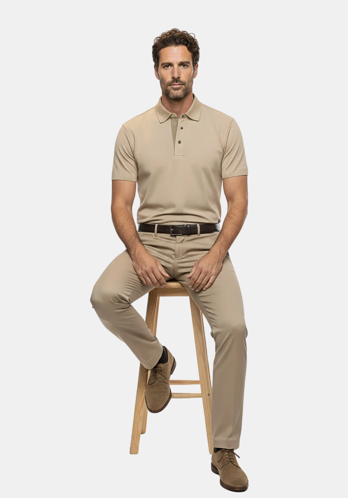 Saddler Leather Polo Beige