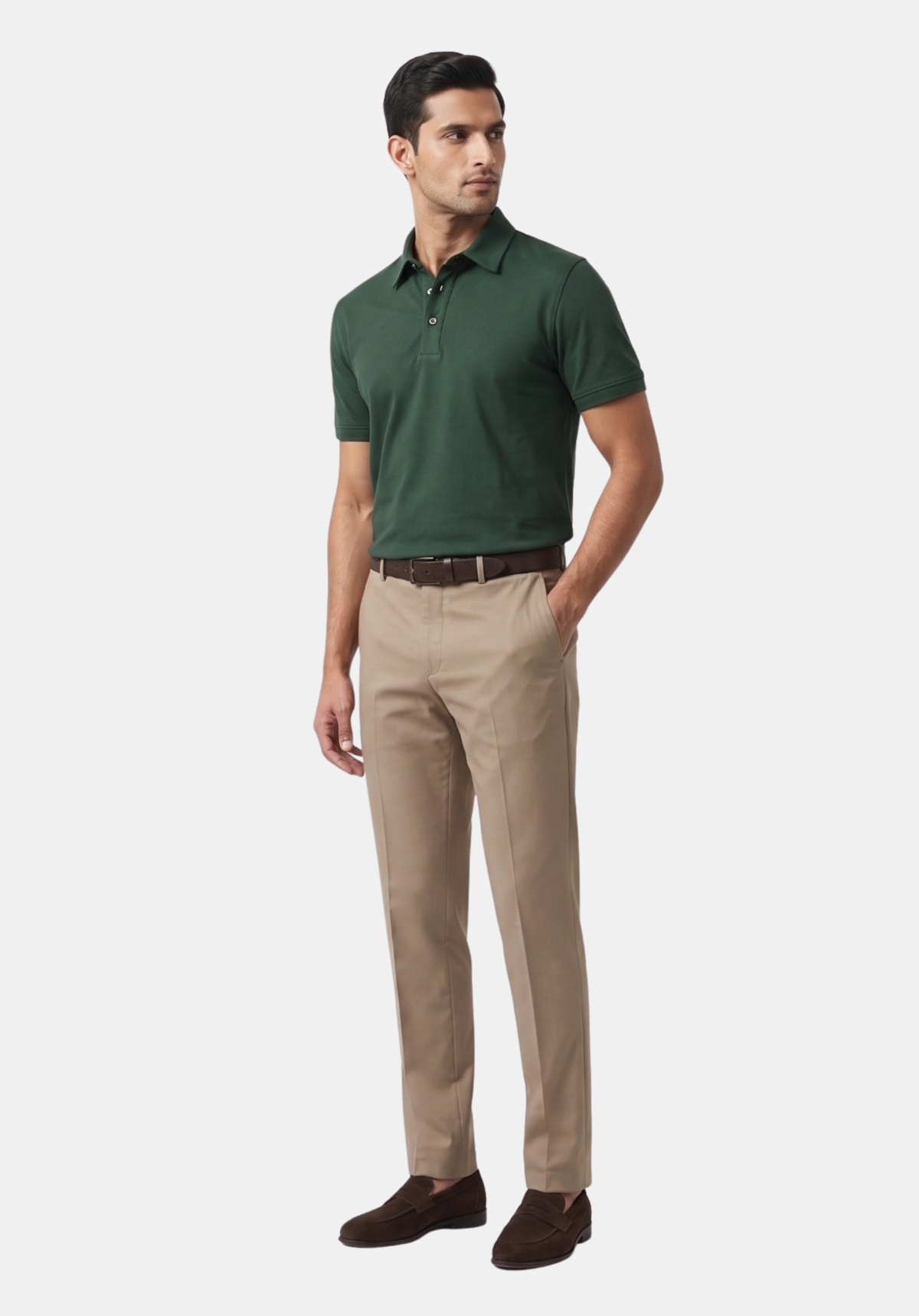 Elevate Polo Forest Green