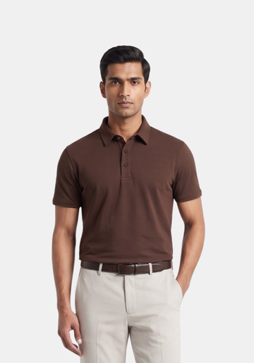 Elevate Cloud Polo Cocoa