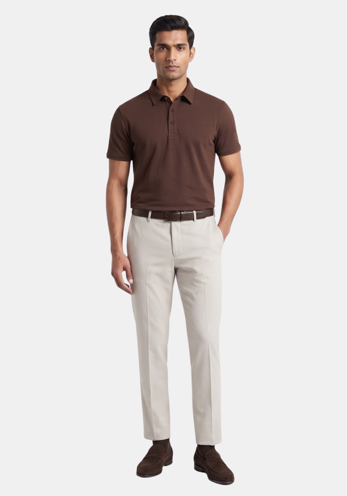 Elevate Cloud Polo Cocoa