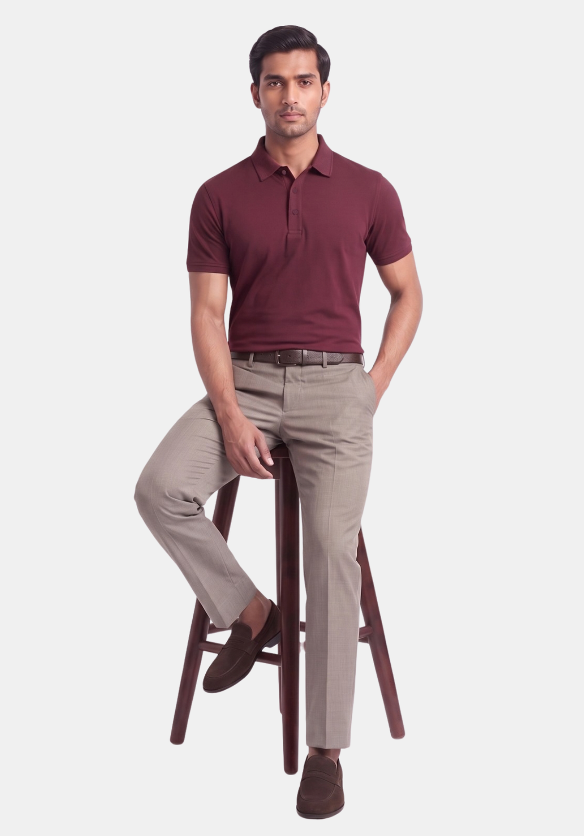 Elevate Cloud Polo Wine