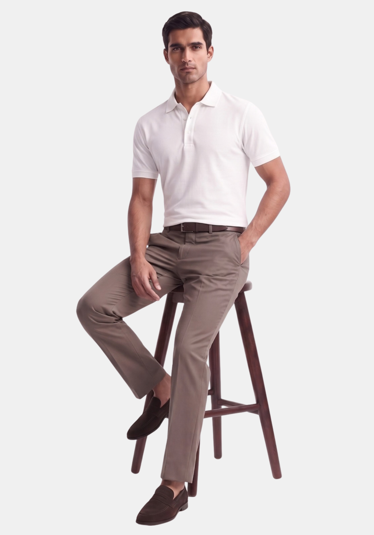 Elevate Polo White