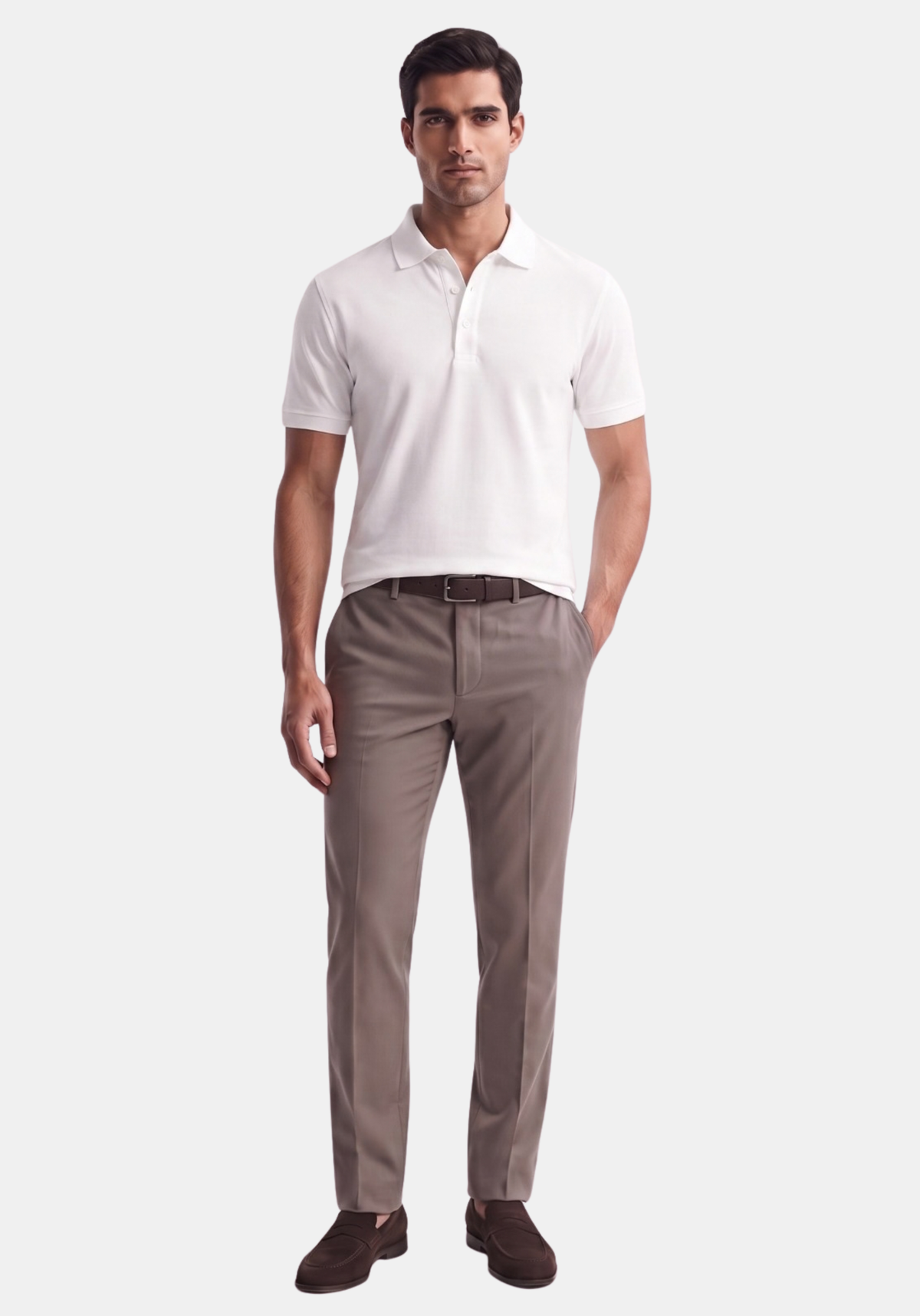 Elevate Polo White