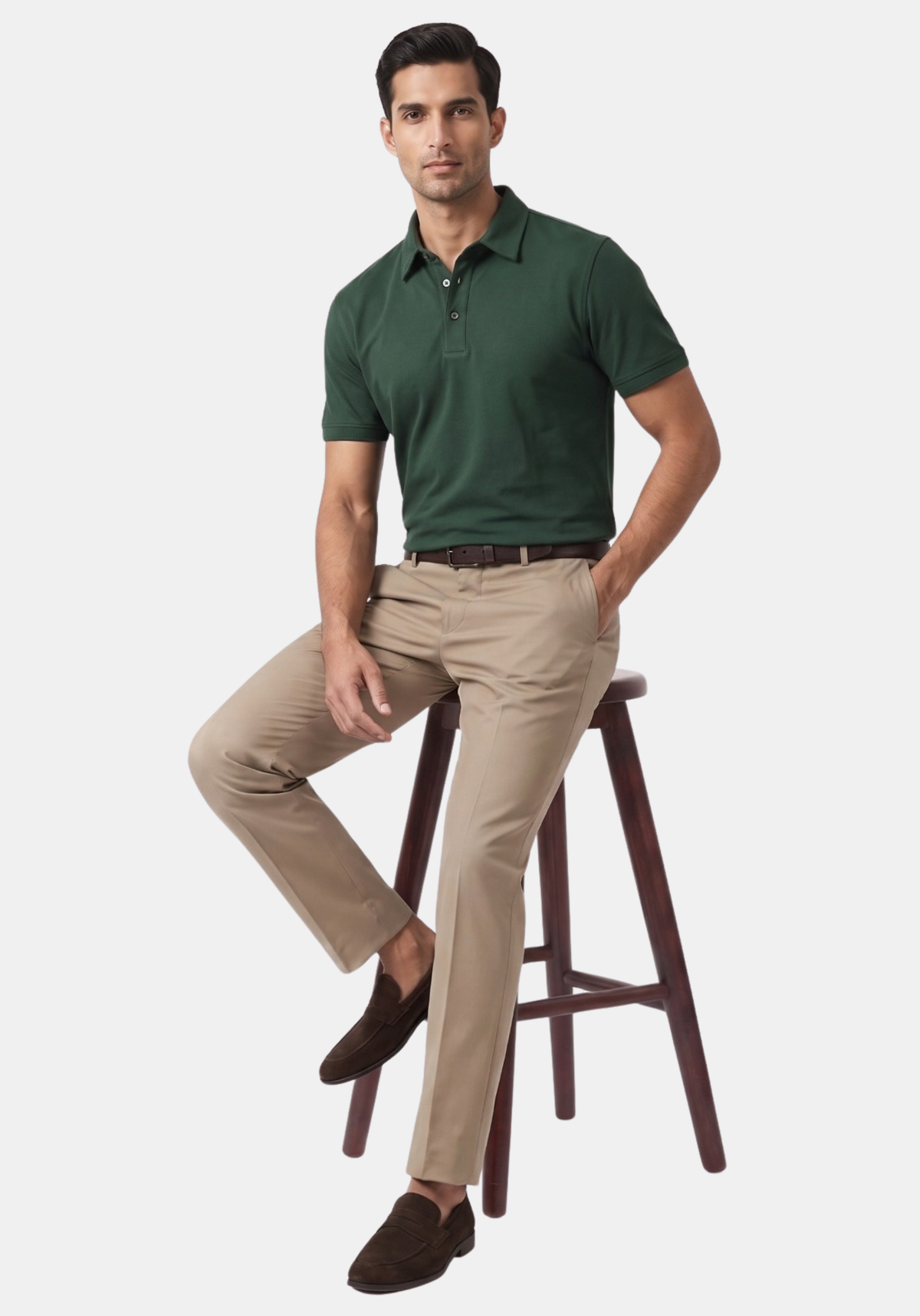 Elevate Polo Forest Green
