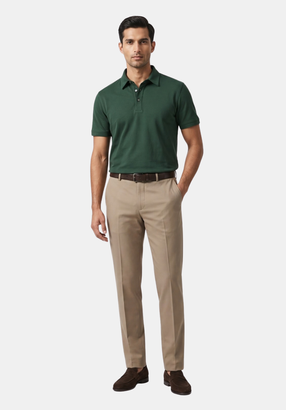 Elevate Polo Forest Green