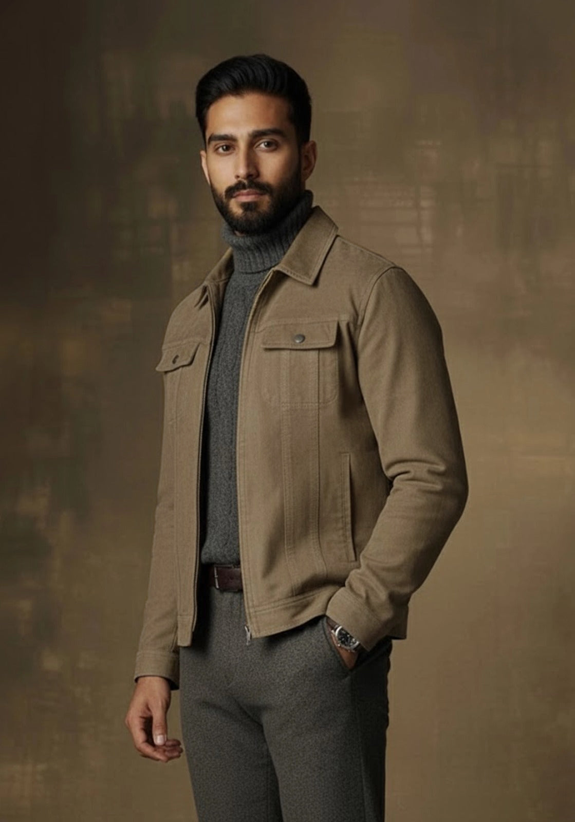 The AmberForge Signature Vegan Leather Jacket