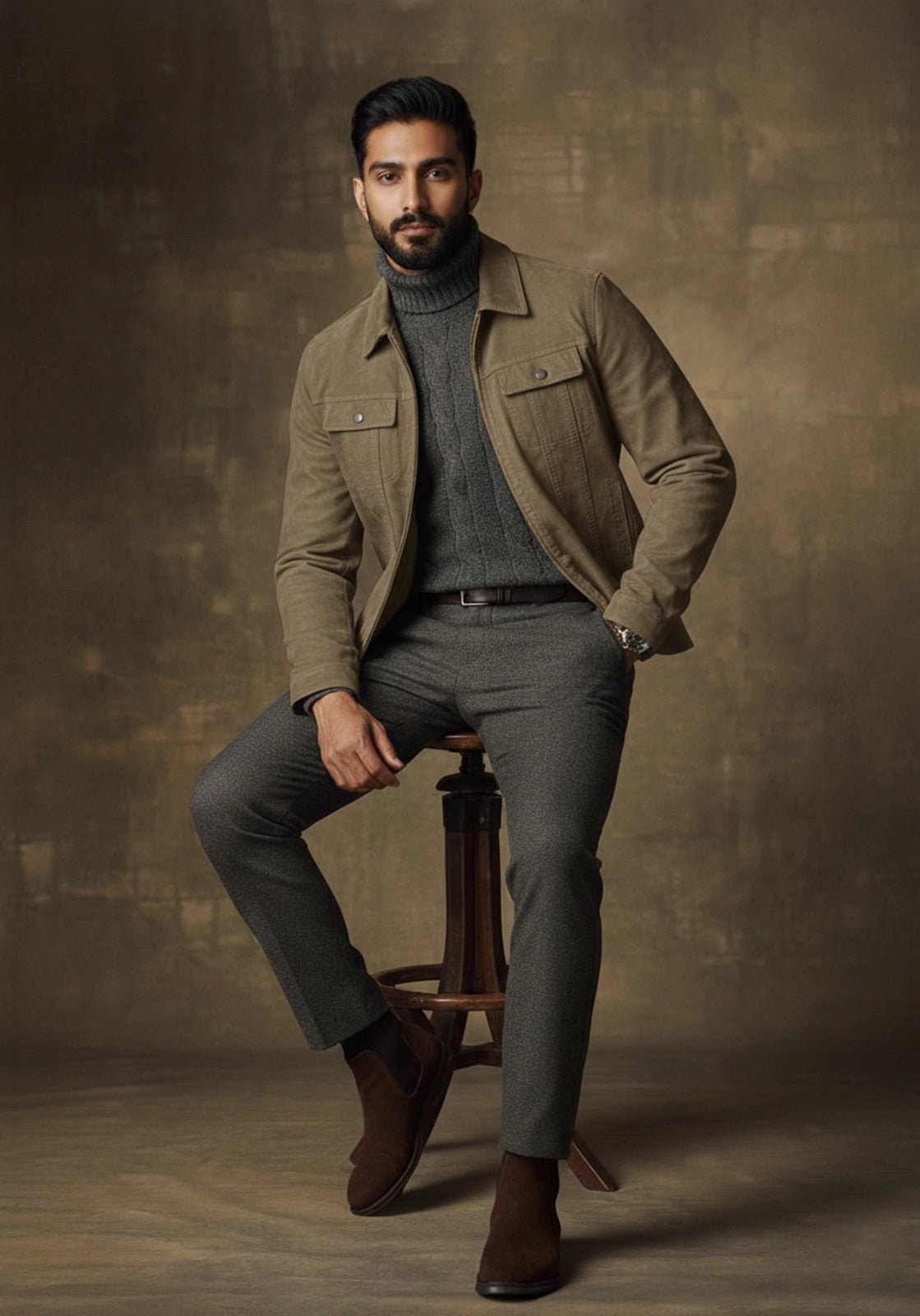 The AmberForge Signature Vegan Leather Jacket