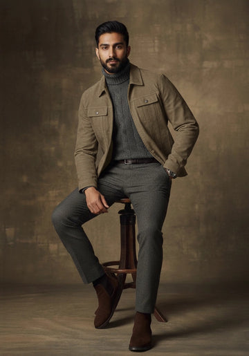 The AmberForge Signature Vegan Leather Jacket