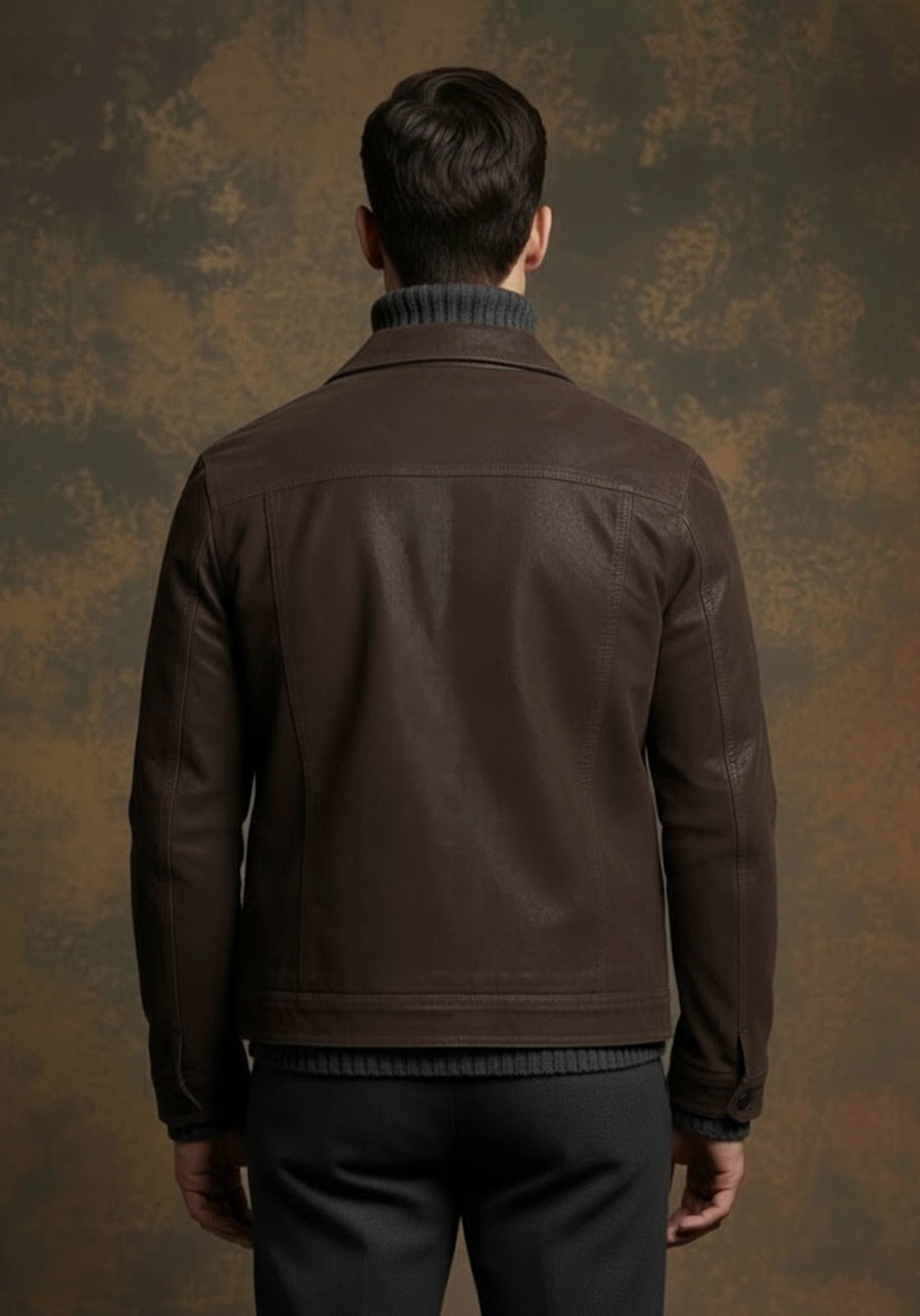 The Cocoa Heritage Luxe Suede Jacket — Brown