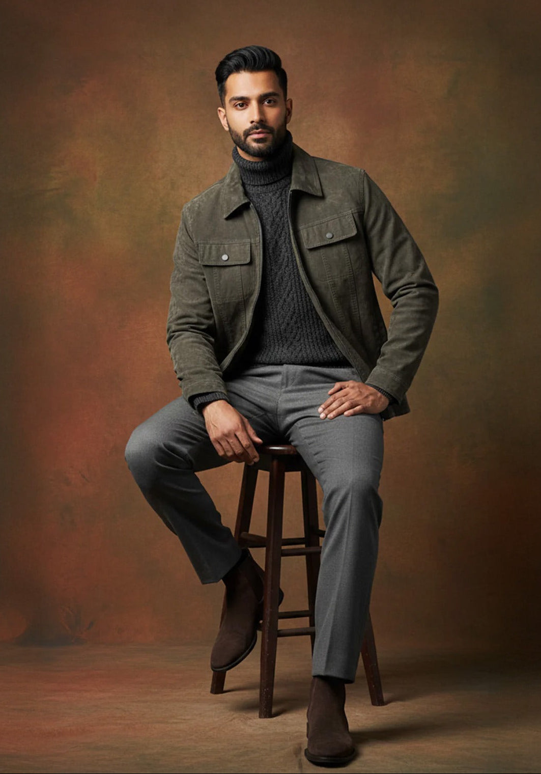 The Mossborne Grand Suede Jacket