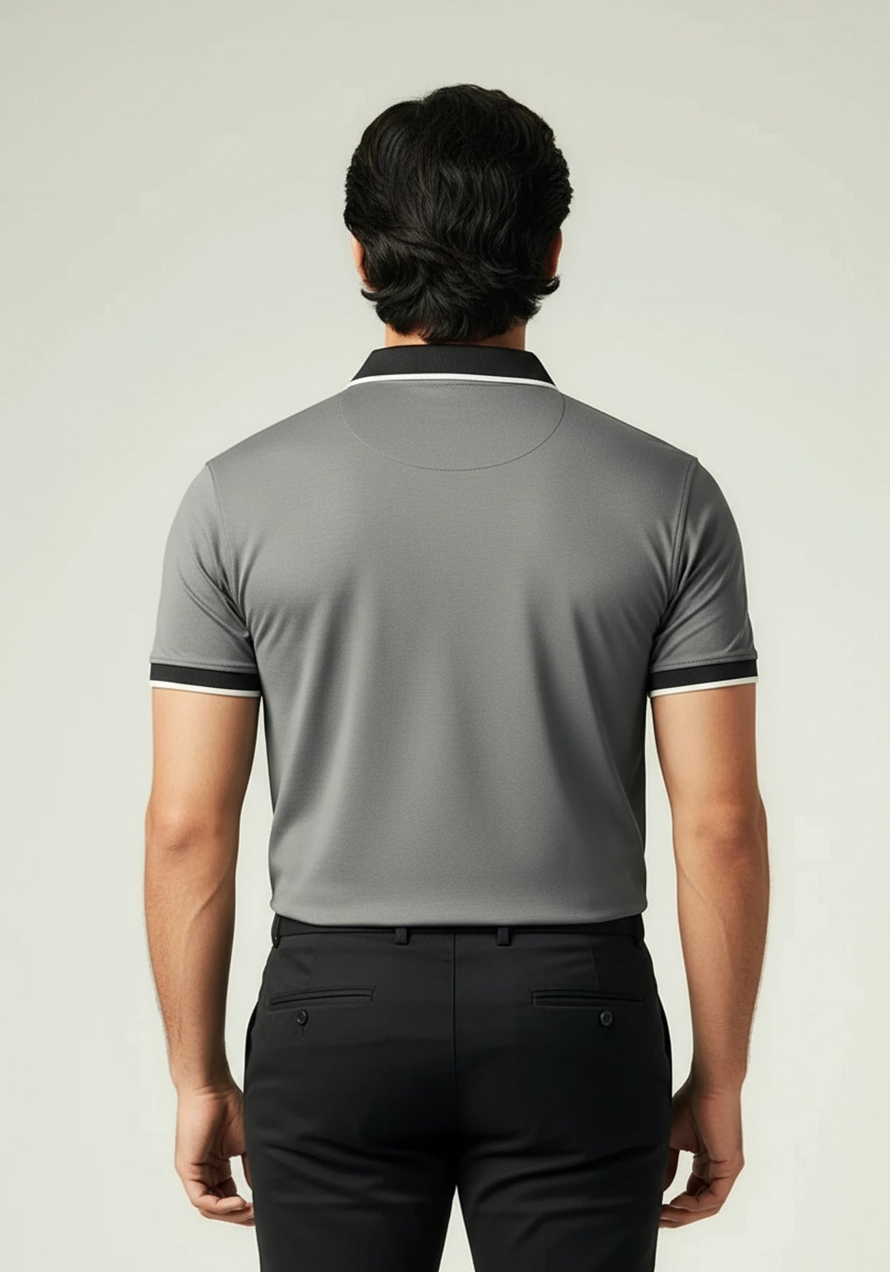 The Velvet Hour Liquid Polo grey