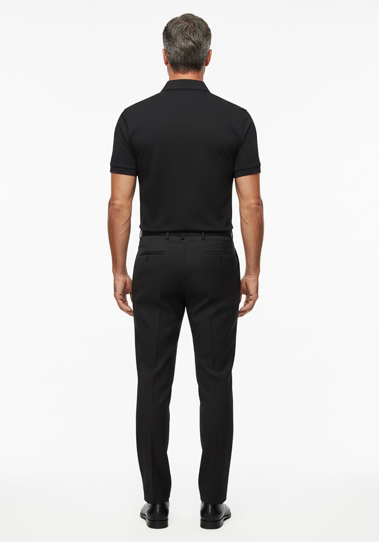 Adler Zip Polo  Black
