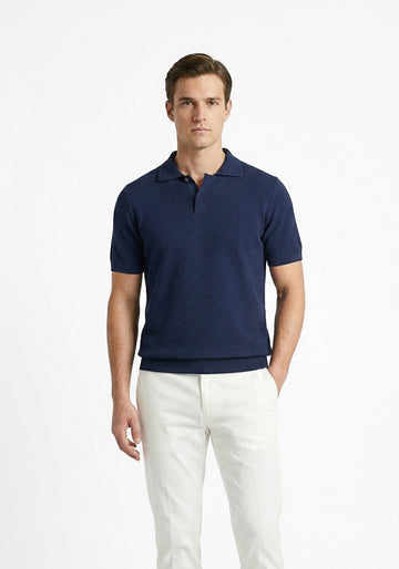 Honey Comb Blue Polo