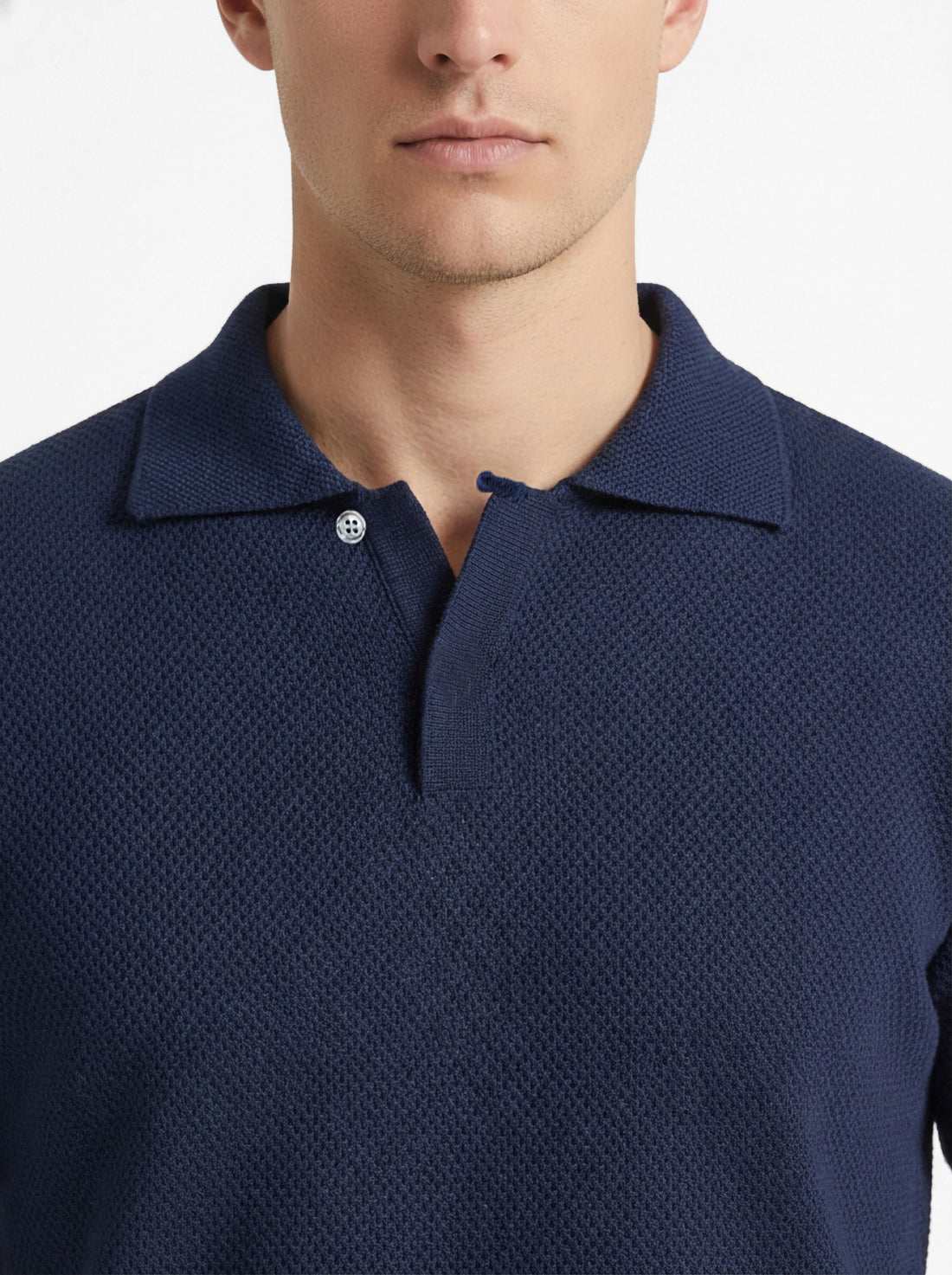 Honey Comb Blue Polo