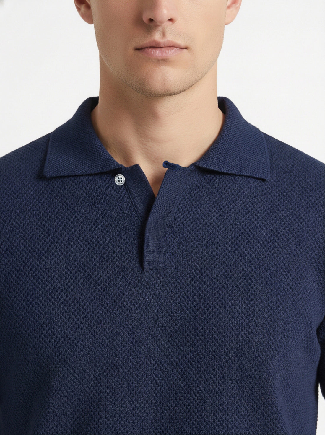 Honey Comb Blue Polo