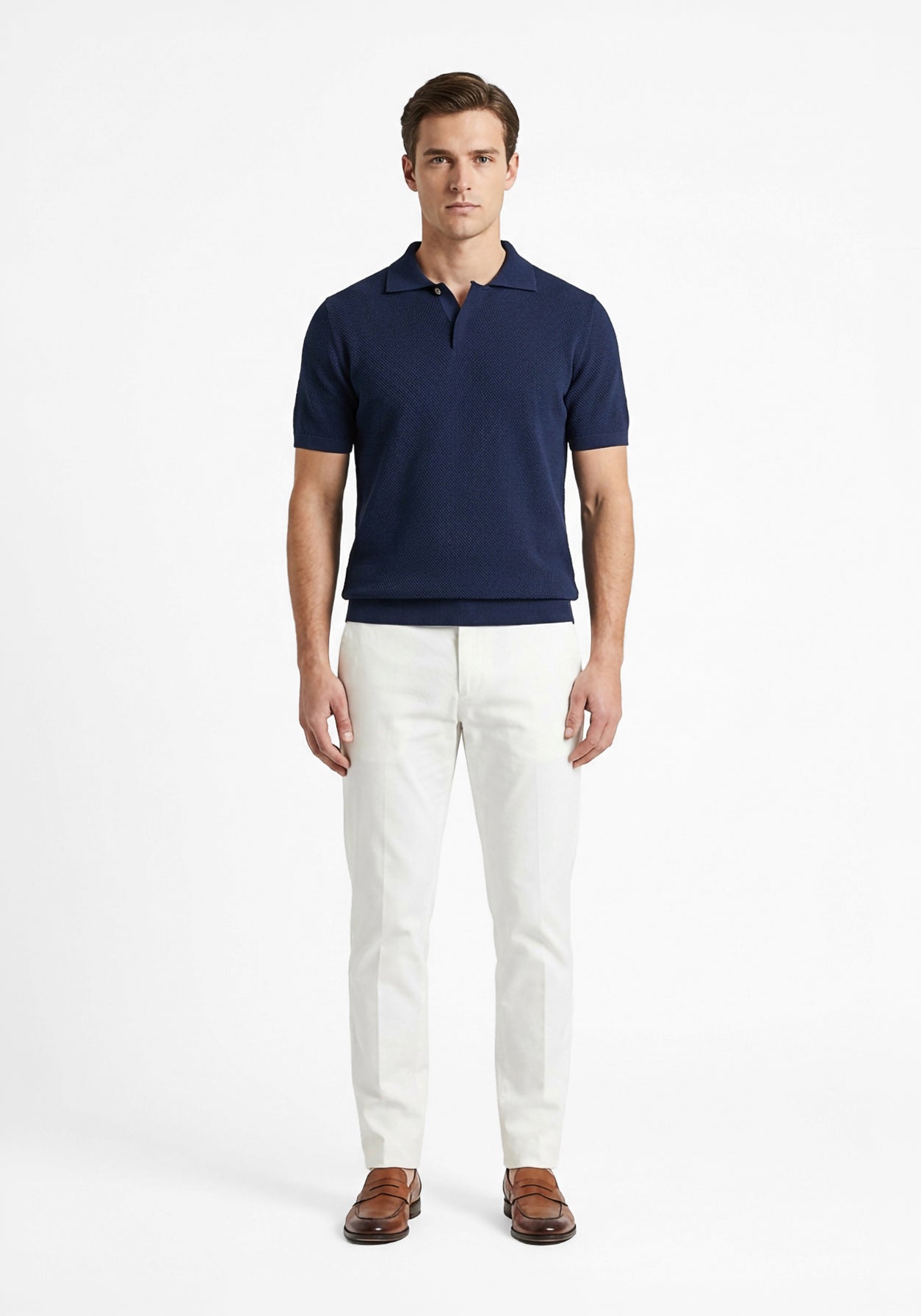 Honey Comb Blue Polo