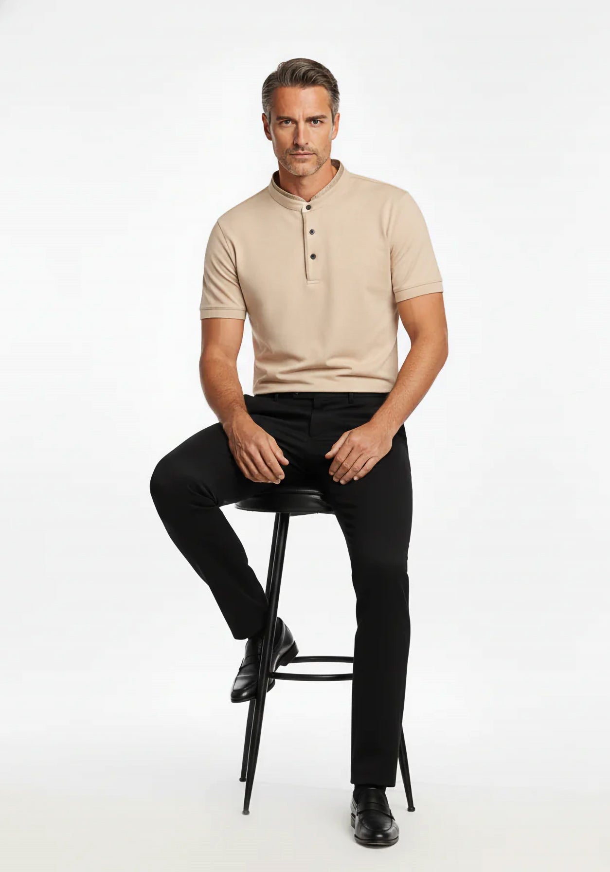 Atelier Band Collar Beige