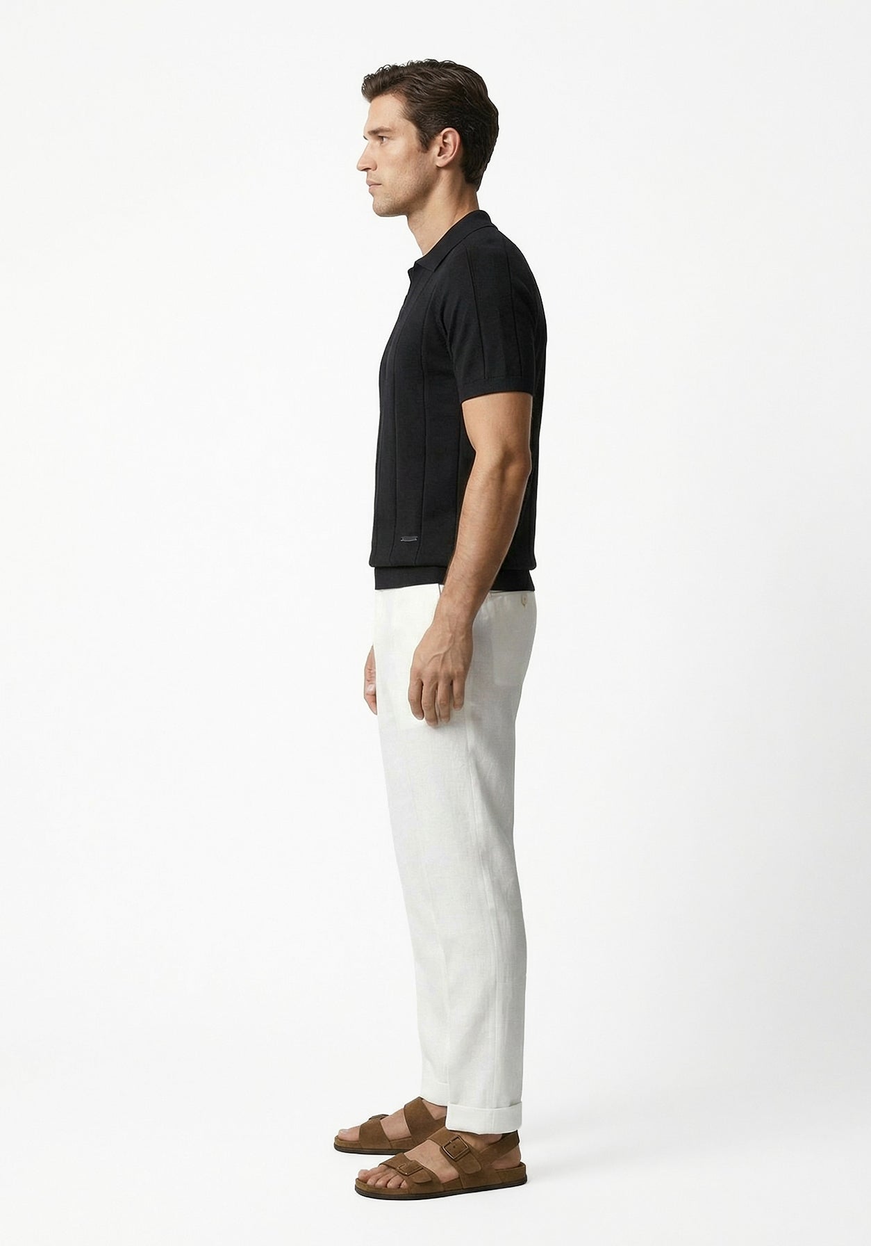 Aero Grid  Cloud Polo Black