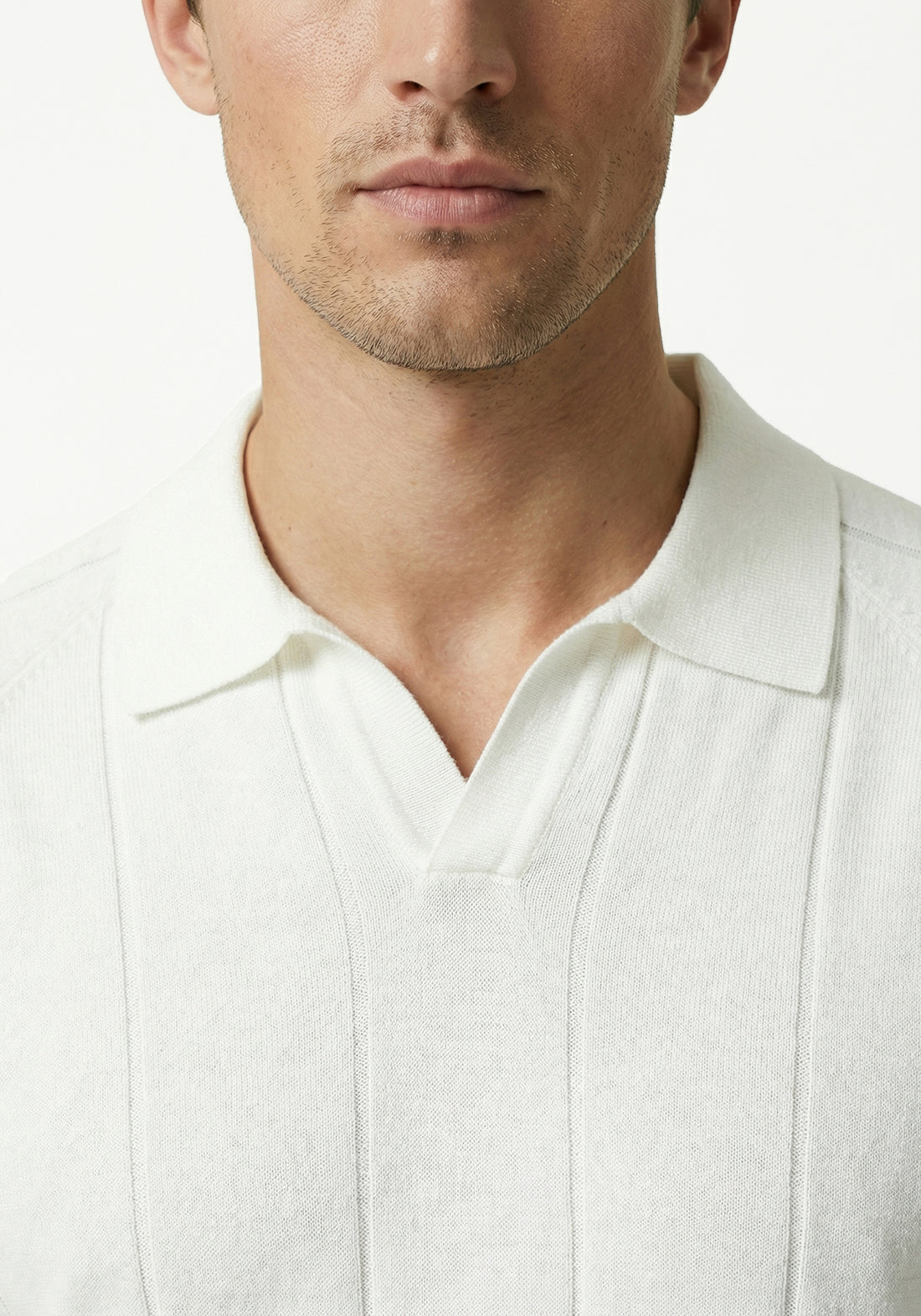 Aero Grid  Cloud Polo White