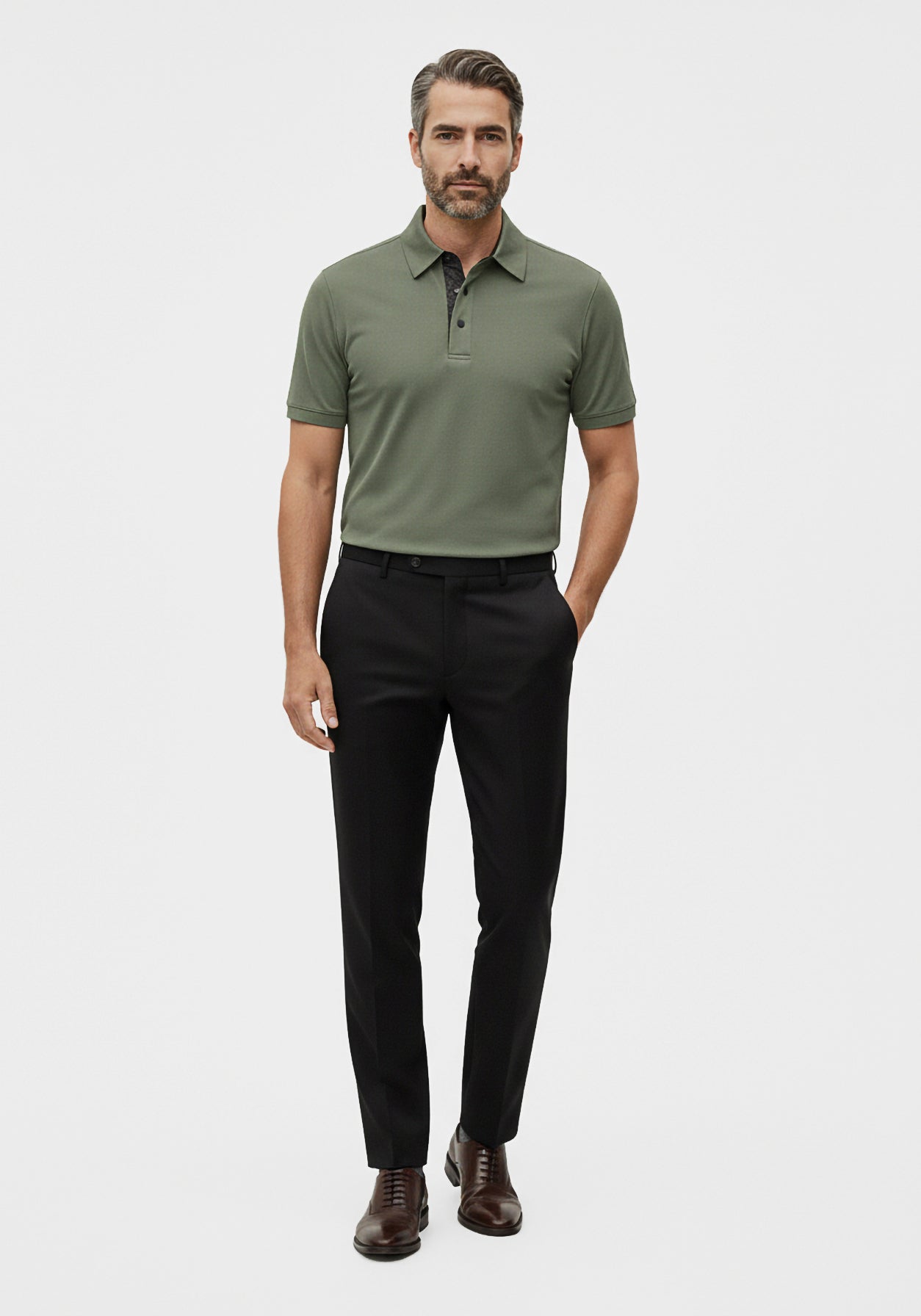 Noble Edge Polo Olive