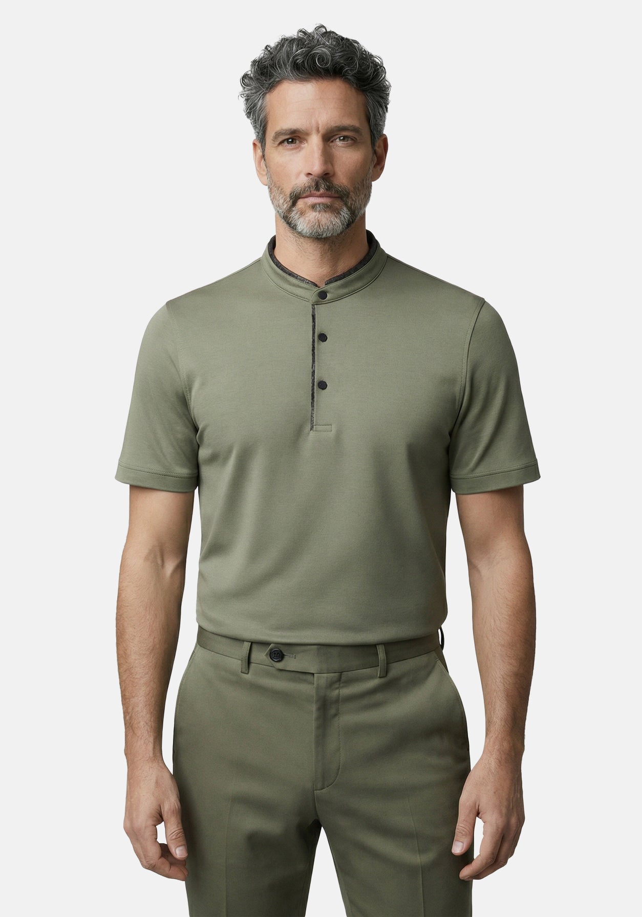 Atelier Band Collar Olive