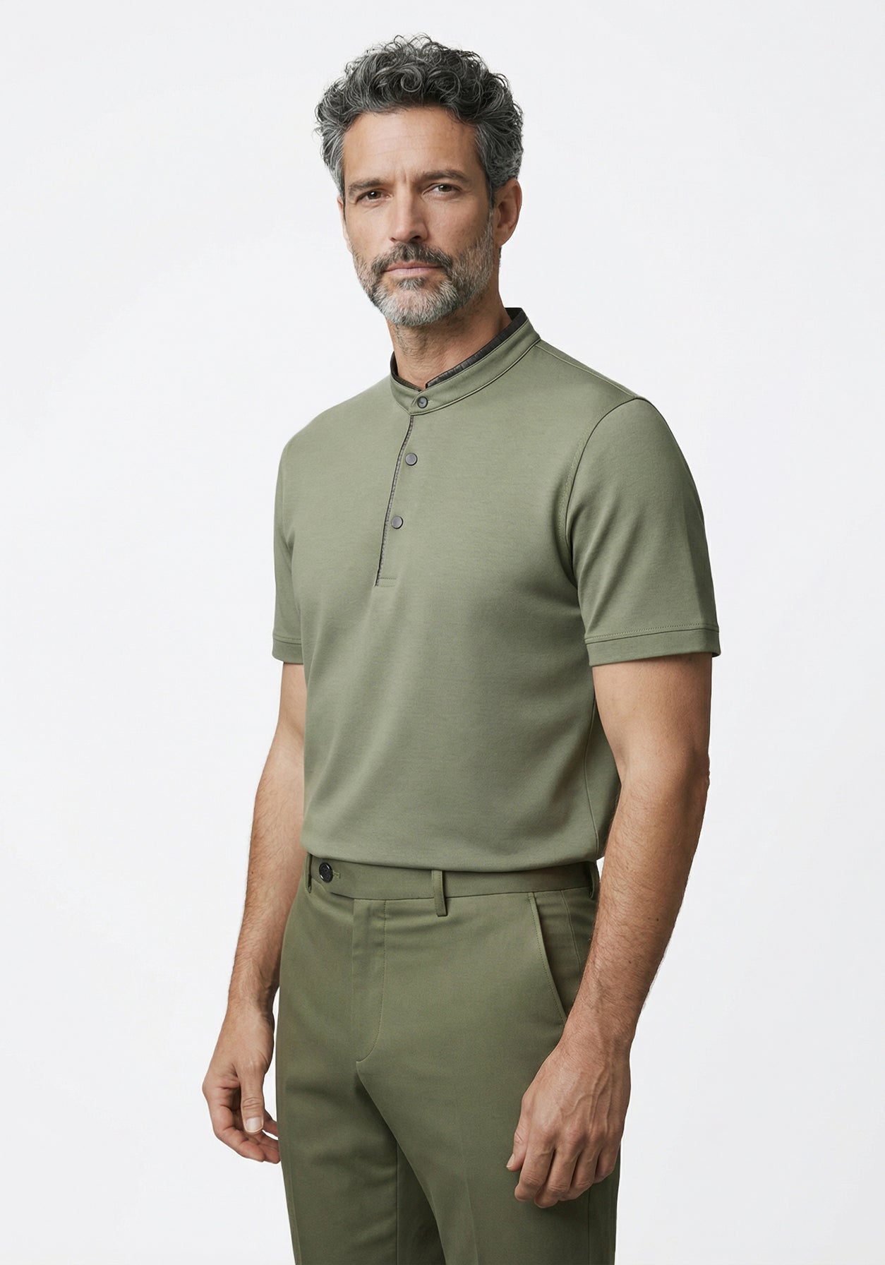 Atelier Band Collar Olive