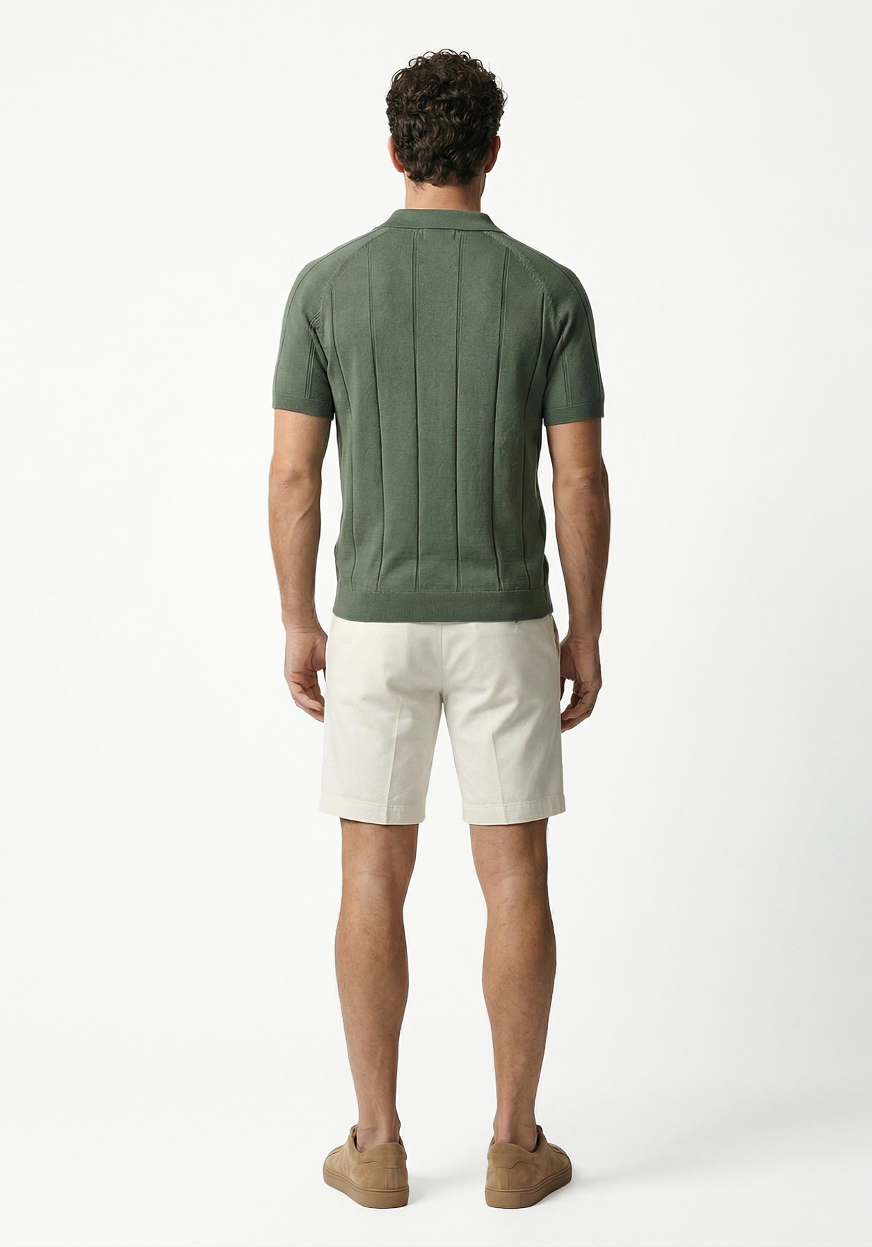 Aero Grid  Cloud Polo Green
