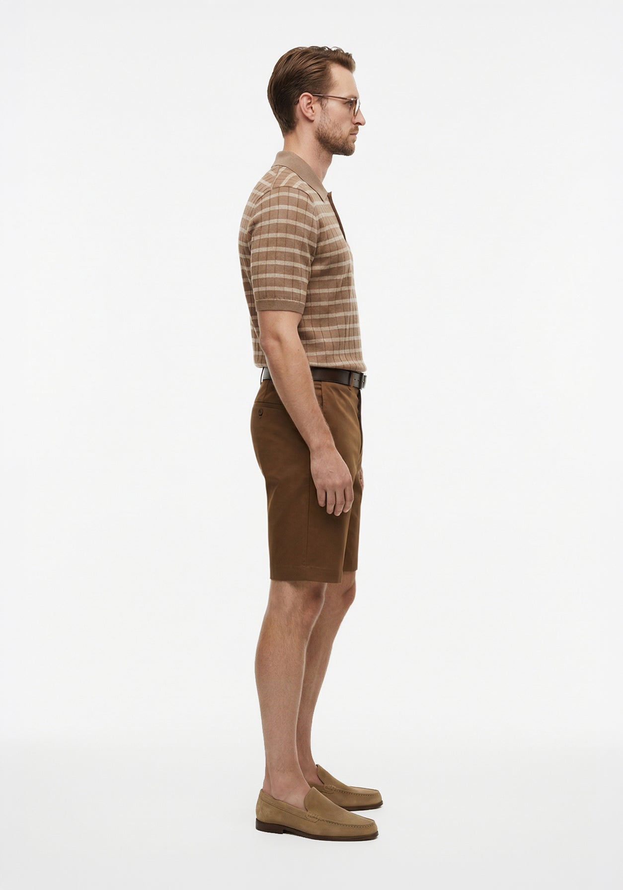 Aero Grid Brunch Polo Musk