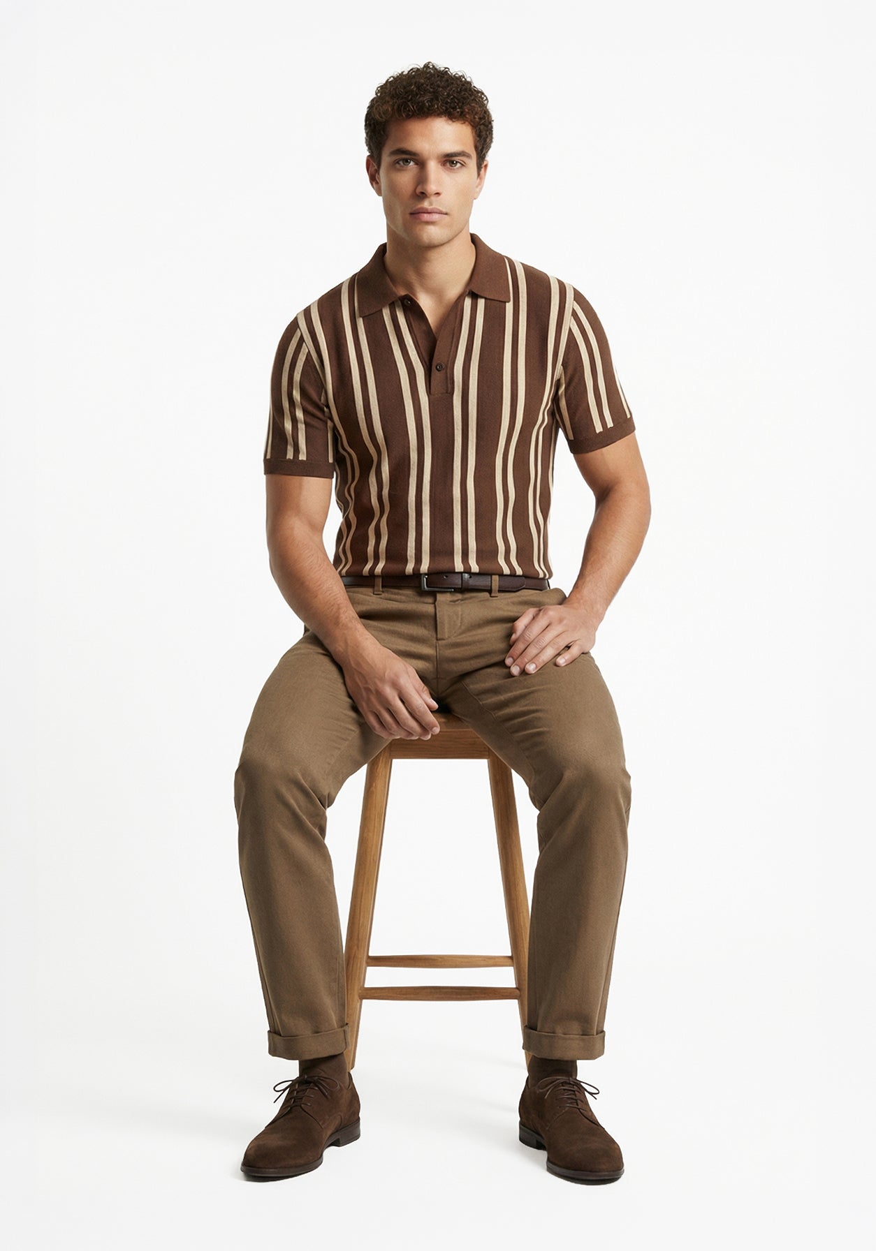 Aero Grid Varda Polo Umber