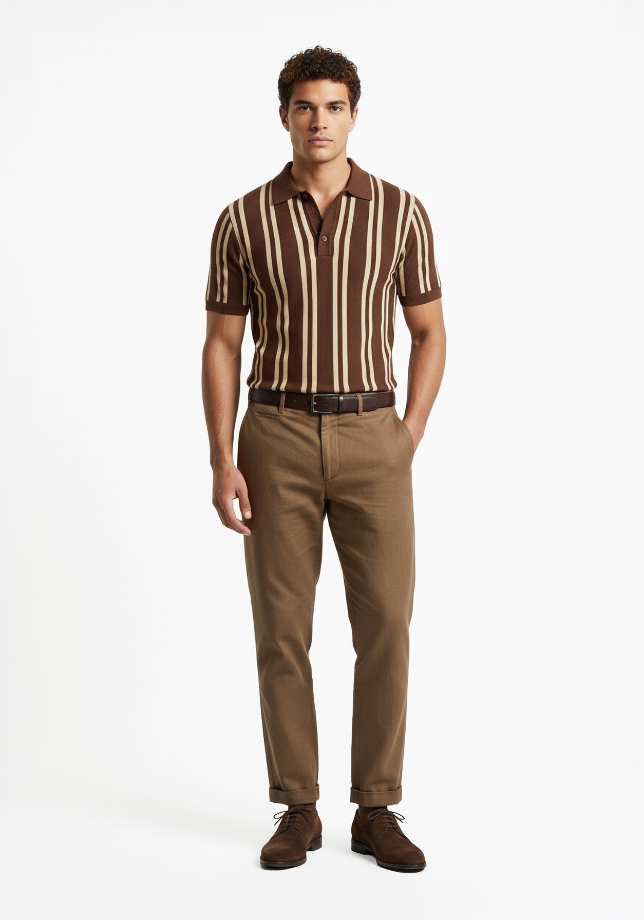 Aero Grid Varda Polo Umber