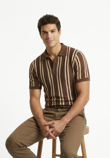 Aero Grid Varda Polo Umber