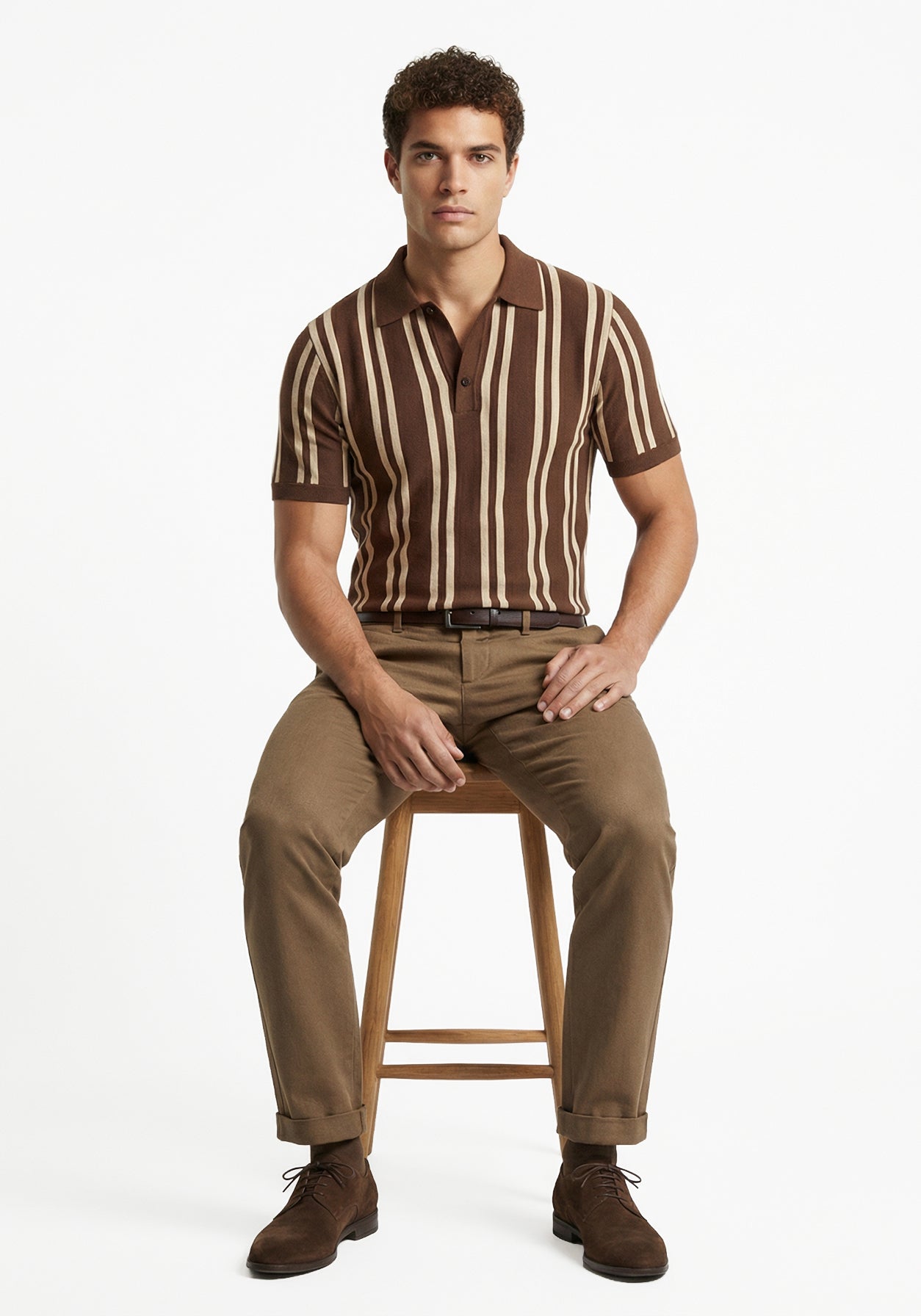 Aero Grid Varda Polo Umber