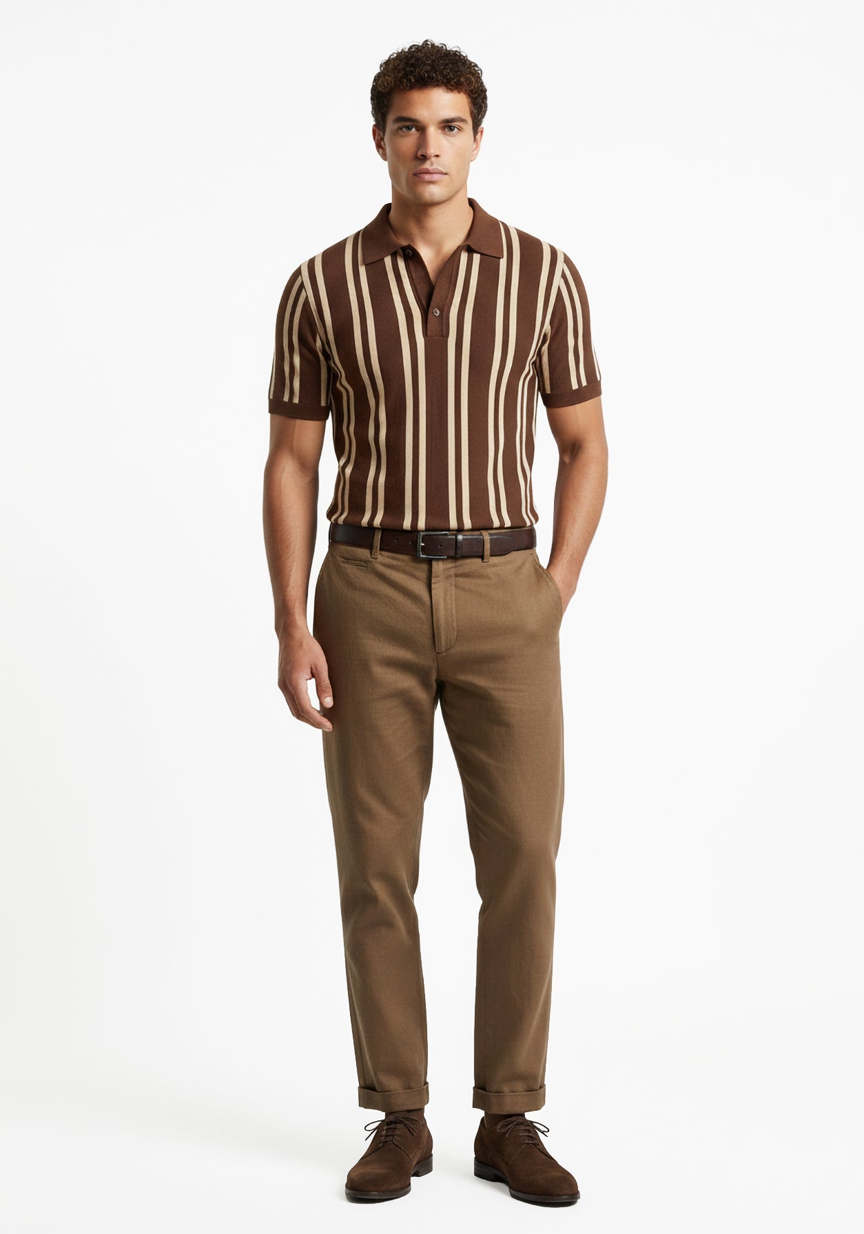 Aero Grid Varda Polo Umber