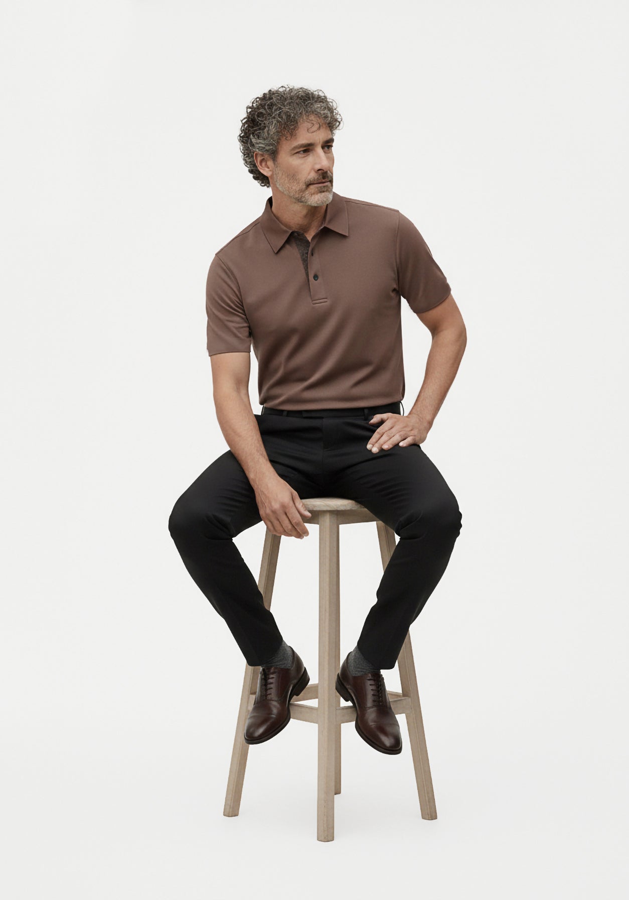 Noble Edge Polo Brown