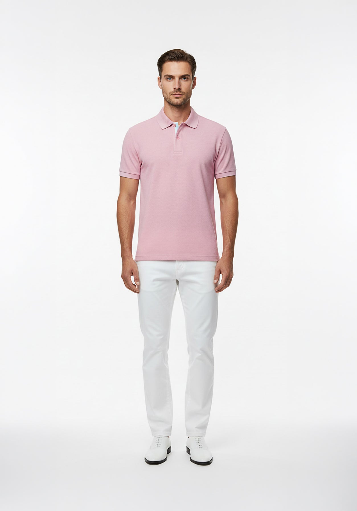 Mulberry Linen Polo Pink