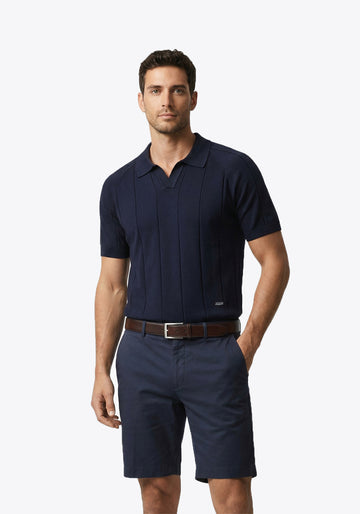 Aero Grid  Cloud Polo Blue