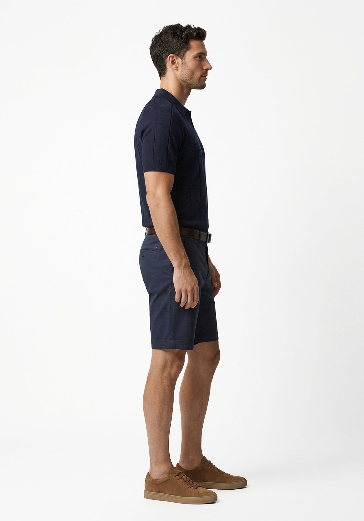 Aero Grid  Cloud Polo Blue