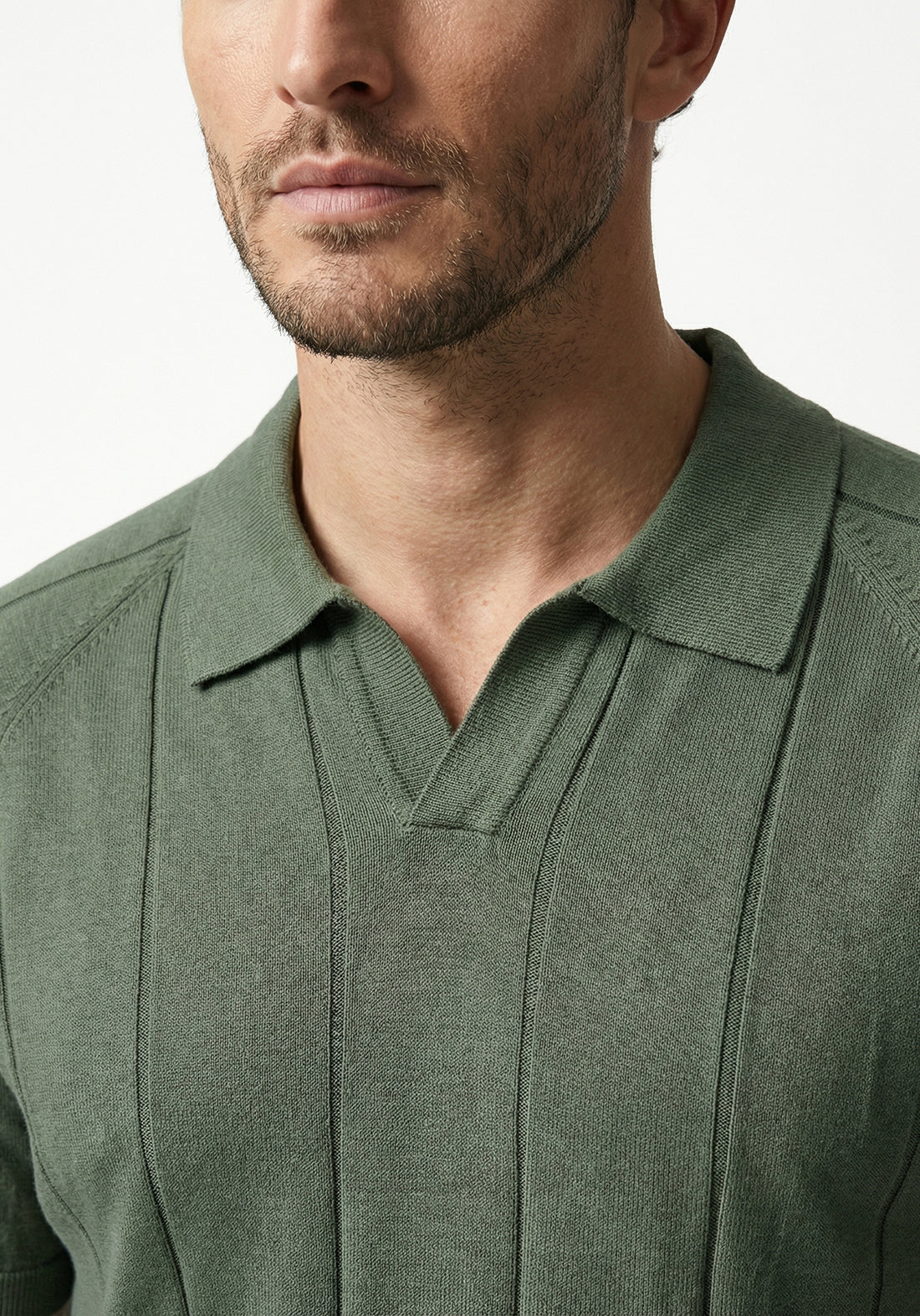 Aero Grid  Cloud Polo Green