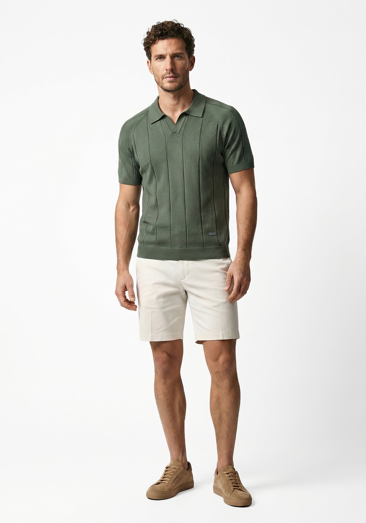 Aero Grid  Cloud Polo Green