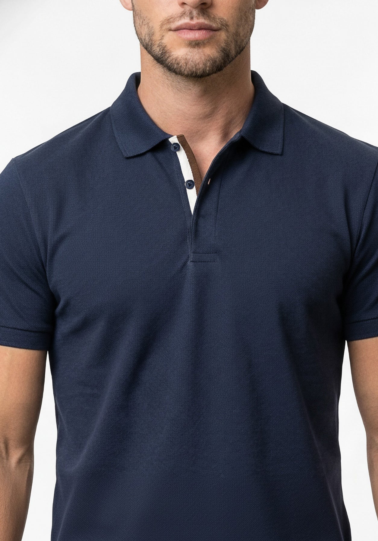 Mulberry Linen Polo Blue
