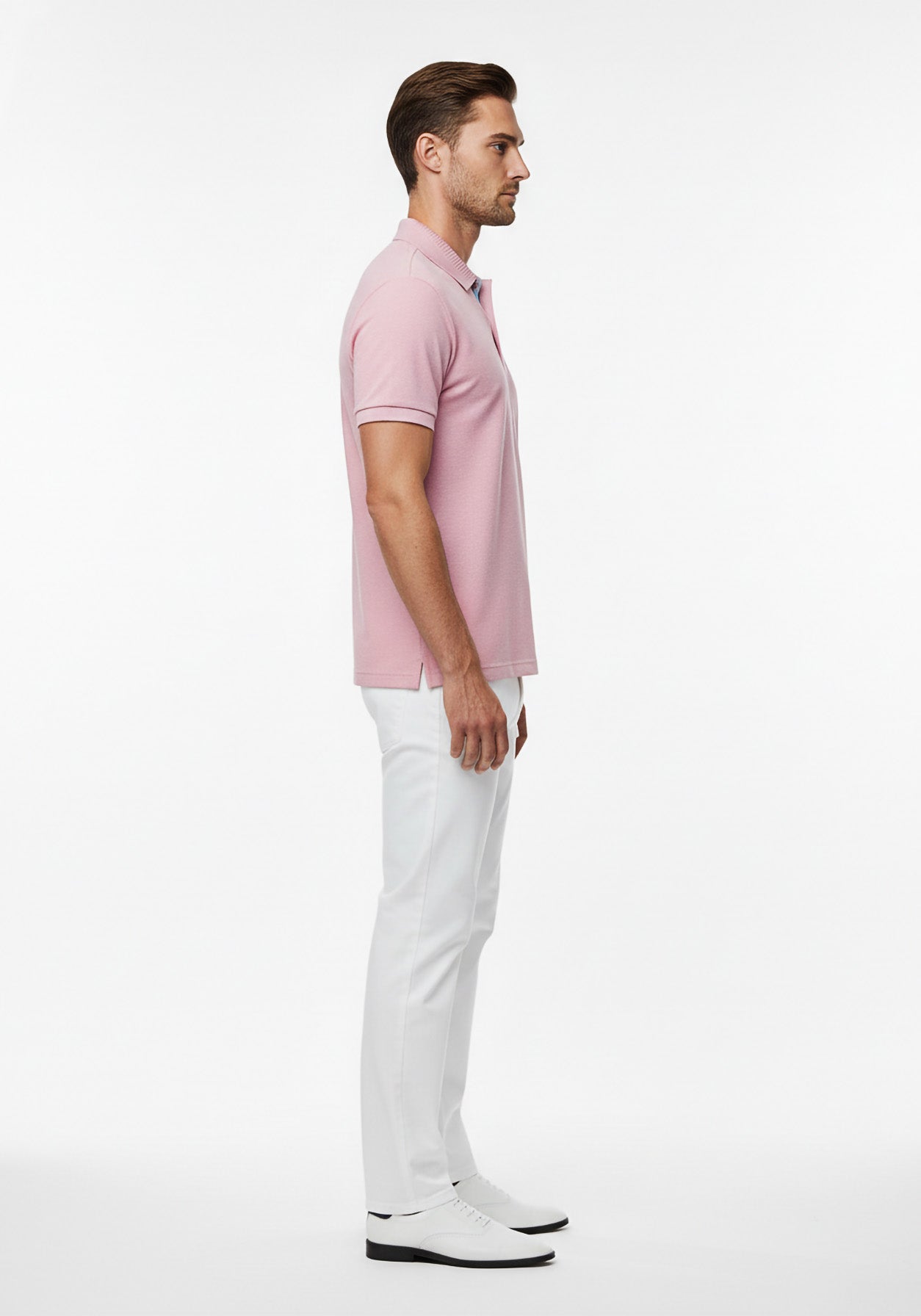 Mulberry Linen Polo Pink