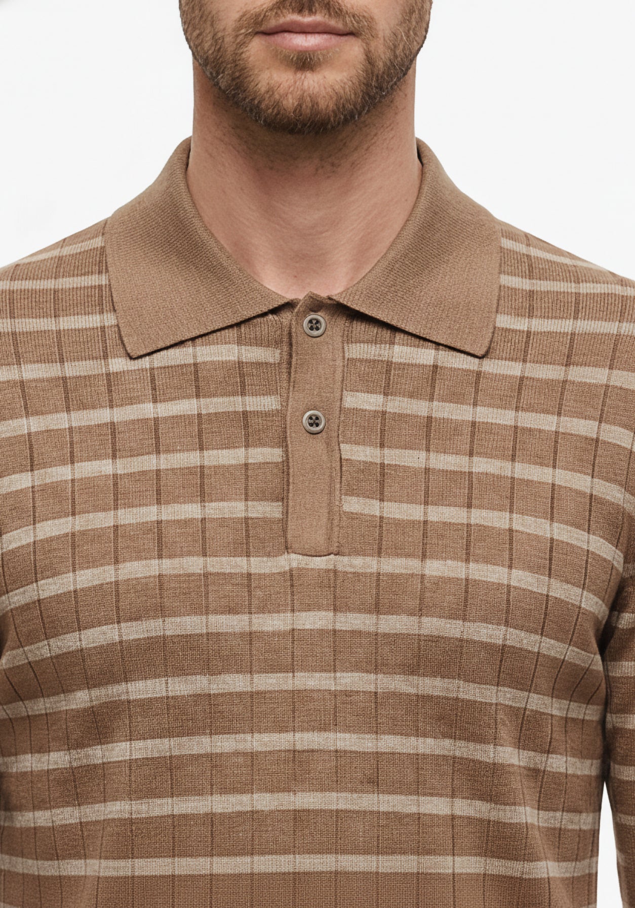 Aero Grid Brunch Polo Musk