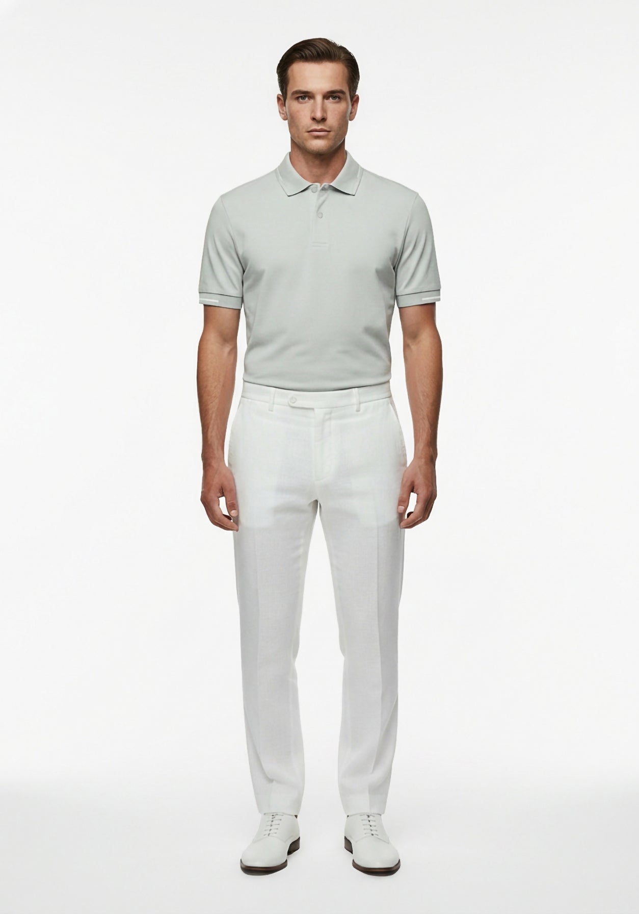 Performance Cotton Sage Polo