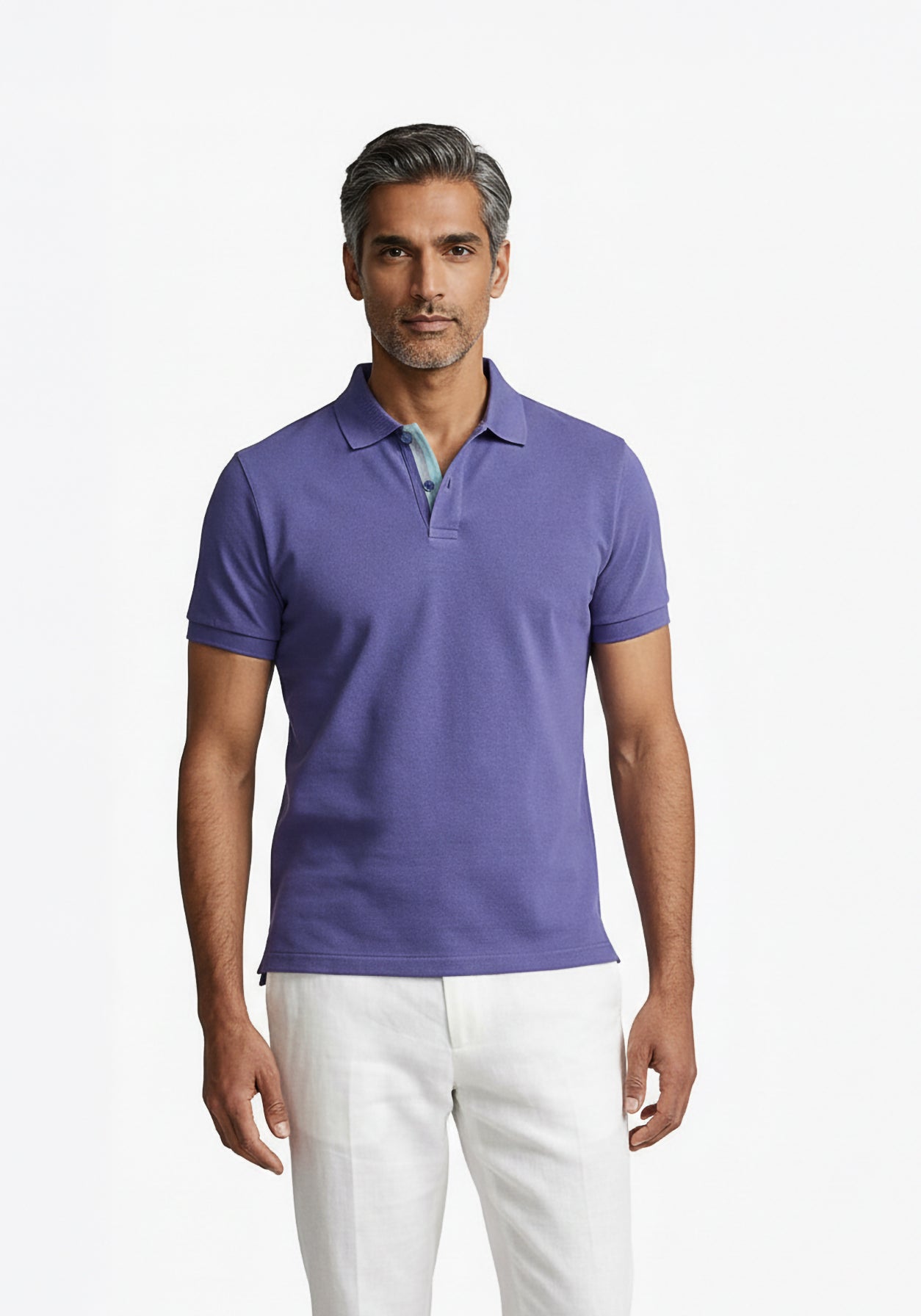 Mulberry Linen Polo Lavender