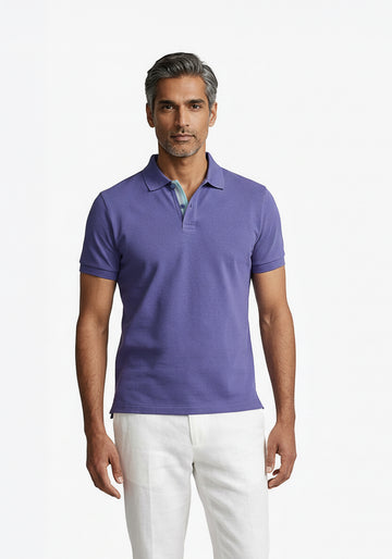 Mulberry Linen Polo Lavender
