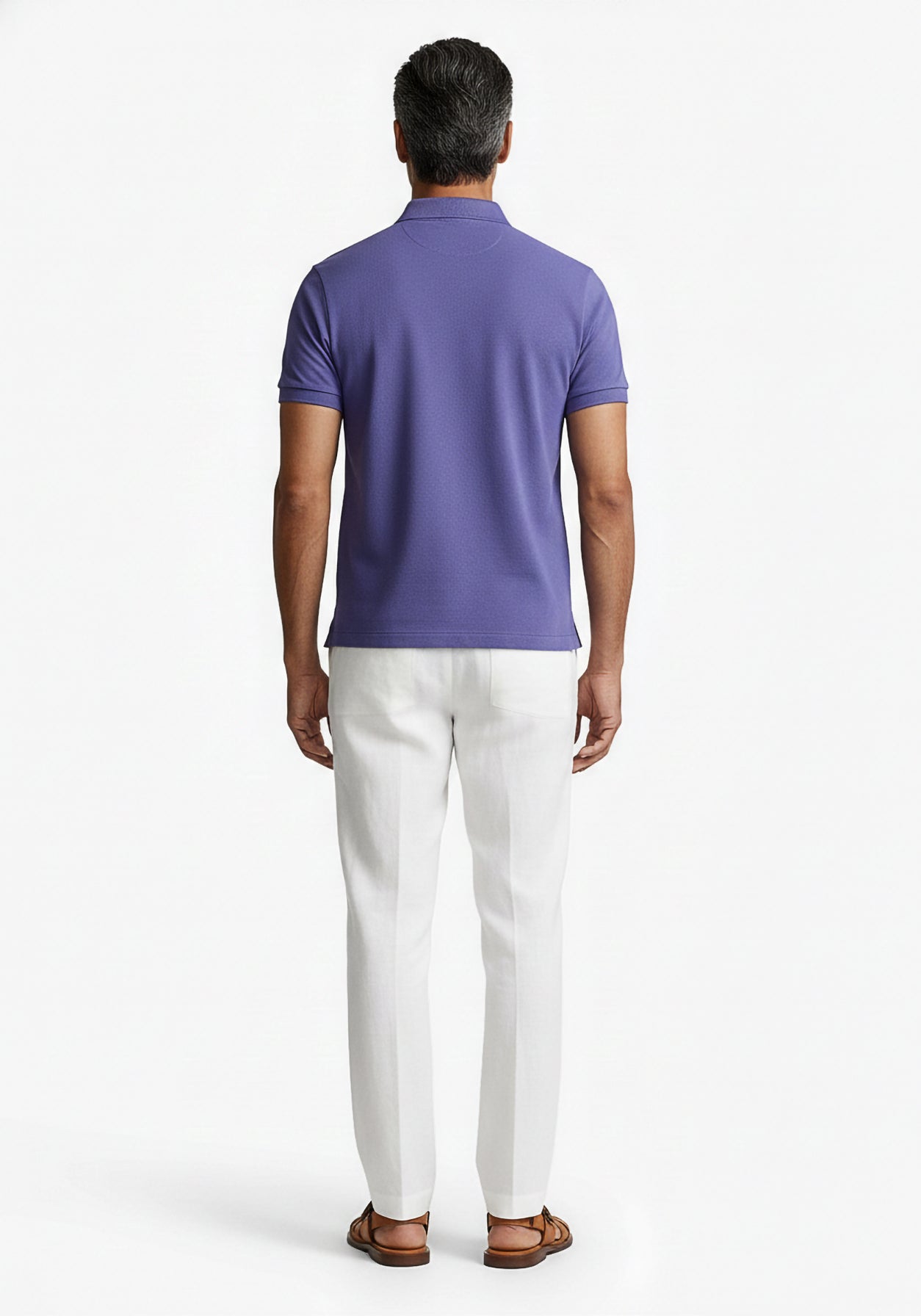 Mulberry Linen Polo Lavender