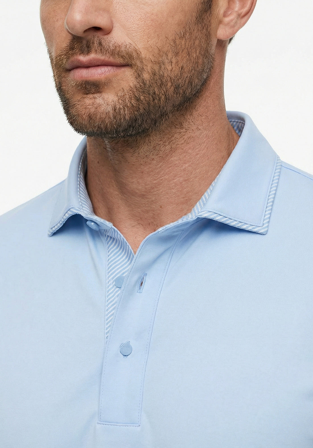 Twin Collar True Powder Blue