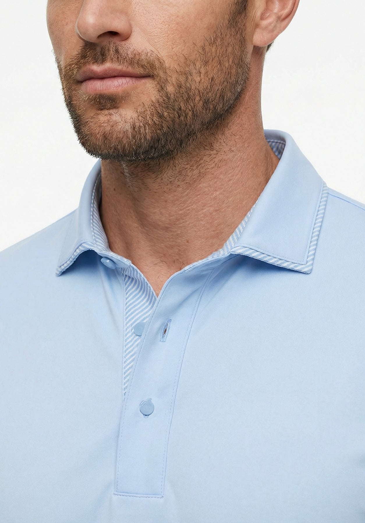 Twin Collar True Powder Blue
