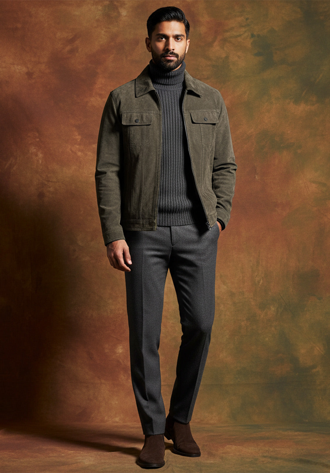 The Mossborne Grand Suede Jacket