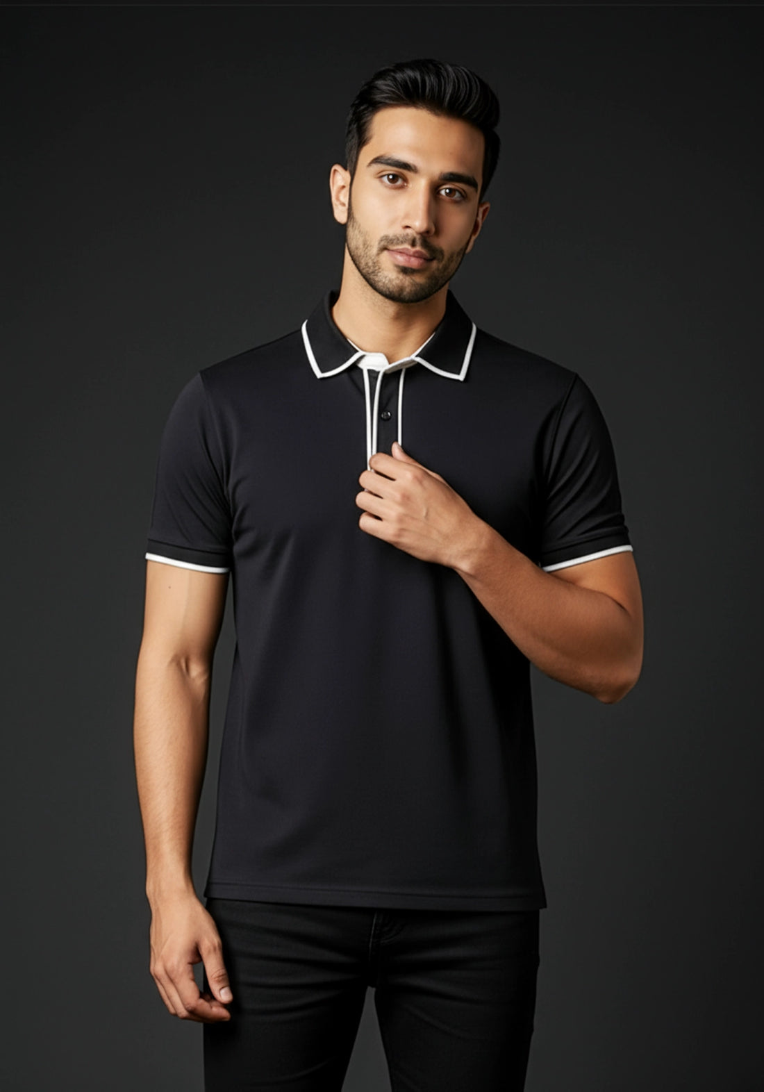 The Velvet Hour Liquid Polo Black